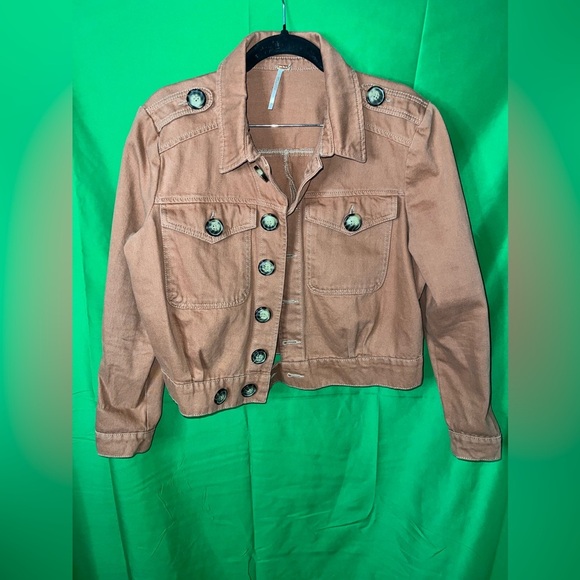 Free people denim jacket size extra small 100% Cotton - Picture 3 of 10